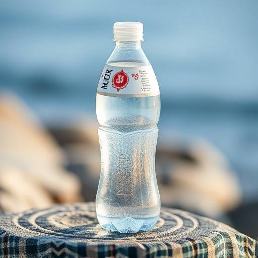 Botella de agua mineral