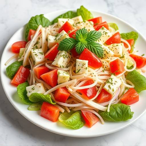 Ensaladilla Rusa servida en una fuente